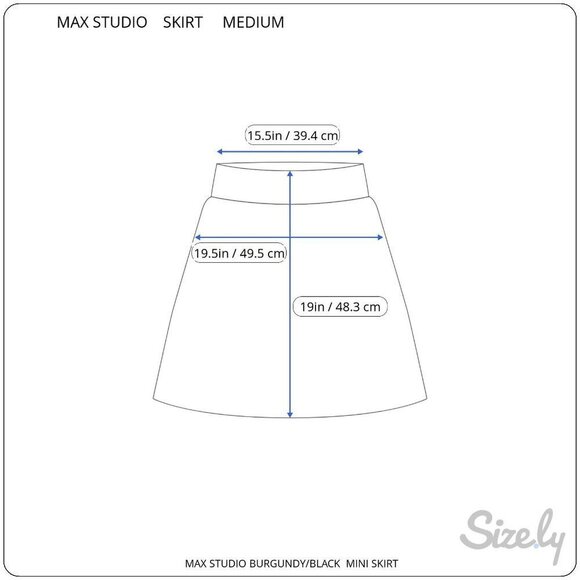 MAX STUDIO LADIES ABIGAIL TIERED LINED BLACK BURGUNDY MINGLED SKIRT NEW MEDIUM - Picture 2 of 6